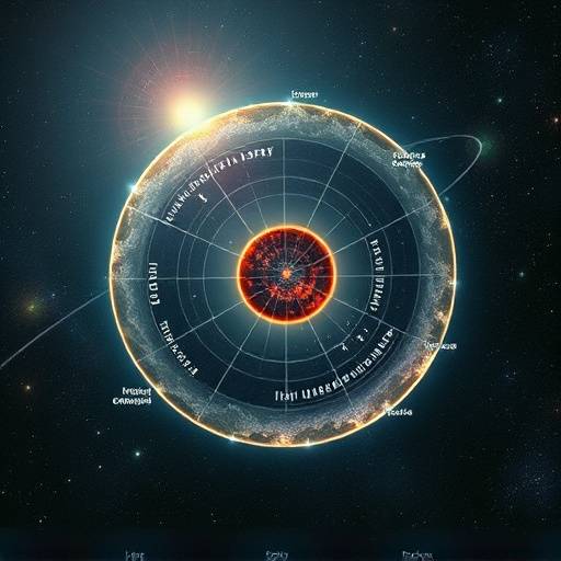 Diagram showing the heliosphere and interstellar medium